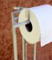 Preview: Uniquely designed toilet roll stand LUXX White Toilet paper holder Toilet roll stand