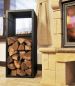 Preview: Firewood rack D-style firewood rack 100 cm wood basket firewood holder wood rack