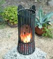 Preview: Fire pit ALBERO Fire basket 80002 Fire bowl 60cm iron Fireplace Column