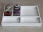 Preview: Box Type case 12291 white 32cm made from wood Display case drawer