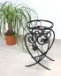 Preview: DanDiBo Flower Stand Metal Black 49 cm Flower Stool KW420 Plant Column Plant Stand Flower Column Small