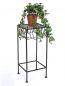 Preview: DanDiBo Flower Stool Metal Brown Square 50 cm Flower Stand 140127-S Side Table Plant Stand Flower Column