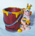 Preview: Biene Wietzendorf Maskottchen Becher Vase Souvenir Nr.2