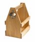 Preview: DanDiBo bottle carrier 6 bottles wooden beer carrier with bottle opener 93945 men's handbag