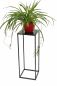 Preview: DanDiBo Flower Stool Metal Black Square 62.5 cm Flower Stand Side Table 434 Flower Column Modern Plant Stand Plant Stool