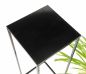 Preview: DanDiBo Flower Stool Metal Black Square 62.5 cm Flower Stand Side Table 434 Flower Column Modern Plant Stand Plant Stool