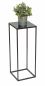 Preview: DanDiBo Flower Stool Metal Black Square 62.5 cm Flower Stand Side Table 434 Flower Column Modern Plant Stand Plant Stool