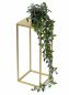 Preview: DanDiBo Flower Stool Metal Gold Angular S 42 cm Flower Stand Side Table 96406 Flower Column Modern Plant Stand Plant Stool