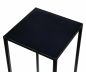 Preview: DanDiBo Blumenhocker Metall Schwarz Eckig 100 cm Blumenständer Beistelltisch 96351 Blumensäule Modern Pflanzenständer Pflanzenhocker