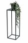 Preview: DanDiBo Flower Stool Metal Black Square 70 cm Flower Stand Side Table 96350 Flower Column Modern Plant Stand Plant Stool