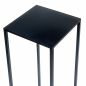 Preview: DanDiBo Flower Stool Metal Black Square 70 cm Flower Stand Side Table 96350 Flower Column Modern Plant Stand Plant Stool