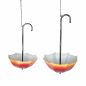 Preview: DanDiBo hanging basket metal hanging basket with pot indoor outdoor umbrella hanging plants set of 2 96258 plant hanger flower hanger pot hanger flowers