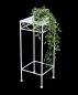 Preview: DanDiBo Flower Stool White Metal Angular 60 cm Flower Stand 96314 M Side Table Flower Column Modern Plant Stand Plant Stool