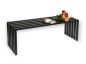 Preview: DanDiBo Gartenbank Metall Massiv Wetterfest Schwarz 120 cm Ela Sitzbank Modern 96205 Parkbank Eisen Blumenbank