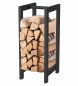 Preview: DanDiBo Firewood Rack Indoor Metal Black Standing Firewood Stand 96467 Firewood Holder Firewood Rack Firewood Rack