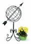 Preview: DanDiBo Sundial Garden Metal Globe 101806 Modern Standing Wrought Iron Sundial 72 cm Garden Clock Garden Decoration