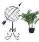 Preview: DanDiBo Sundial Garden Metal Globe 101806 Modern Standing Wrought Iron Sundial 72 cm Garden Clock Garden Decoration