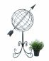 Preview: DanDiBo Sundial Garden Metal Globe 101806 Modern Standing Wrought Iron Sundial 72 cm Garden Clock Garden Decoration