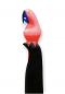Preview: DanDiBo Deko Figur Papagei Nr.37 Vogel aus Holz Skulptur Rosa Blau 103 cm Holzvogel Handgeschnitzt Stehend Tierfigur Schnitzskulptur