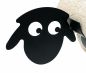 Preview: DanDiBo towel rail standing black sheep 3.0 towel rack guest bathroom guest towel rail