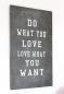 Preview: Wall picture 20452 Wall board 40 cm Shabby wooden sign Vintage wooden picture wall sign / pattern: 20452 LOVE