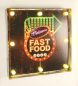 Preview: Leuchtschild 237681 FAST FOOD Wandschild LED Schild aus Metall 40 cm Display