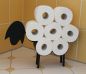 Preview: DanDiBo Toilettenpapierhalter Schwarz Metall Schaf WC Rollenhalter Klopapierhalter Freistehend WC Papierhalter