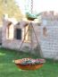 Preview: Bird Feeder Hanging Metal 70185 Feeding Station Hanging Rust Antique Bird Feeder