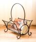 Preview: Newspaper basket Metal newspaper rack H-52 cm Newspaper holder Side table