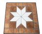 Preview: DanDiBo flower stool mosaic square 54 cm flower stand 12012 side table plant stand mosaic table