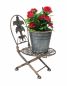 Preview: Flower stool chair foldable metal flower stand plant stand 32 cm doll's chair