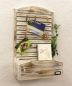 Preview: Memoboard   with  Letter tray YX-14B415 Corkboard  65cm Wallmounted shelves Infoboard  Shabby