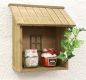 Preview: Seedbox YX-14B215 Wallmounted shelves shabby H-22cm Display case Kitchen shelf Shelves