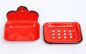 Preview: Soap dish 618 Soap holder 13cm enamelled Cottage Style Enamel Soap  (red)