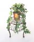 Preview: DanDiBo Flower Stool Metal Brown Round 25 cm Flower Stand 140129 S Side Table Plant Stand Small