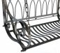 Preview: DanDiBo Hollywood swing metal 2 seater antique vintage 18688 wrought iron garden swing garden