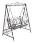 Preview: DanDiBo Hollywood swing metal 2 seater antique vintage 18688 wrought iron garden swing garden