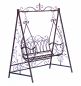 Preview: DanDiBo Hollywood swing metal 2 seater antique vintage 1868 wrought iron garden swing garden