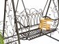 Preview: DanDiBo Hollywood swing metal 2 seater antique vintage 1868 wrought iron garden swing garden