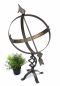 Preview: DanDiBo Sundial Garden Large Metal Patina Wrought Iron Deco Weatherproof 70 cm Garden Clock Clock