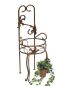 Preview: DanDiBo Flower Stool Metal Bronze Gold 10-1105 Flower Stand Modern Plant Stand Plant Stool Plant Column