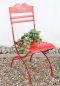 Preview: DanDiBo bistro chair metal red 18621 folding chair garden chair folding metal chair chair vintage