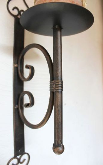 Wandkerzenhalter 12110 Kerzenhalter aus Metall Wandleuchter 41cm Kerzenleuchter