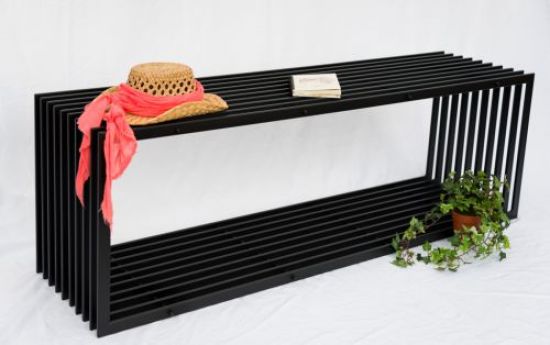 Bench D-Stil 150cm modern Garden bench 10103 Bench made from metal Flower bench