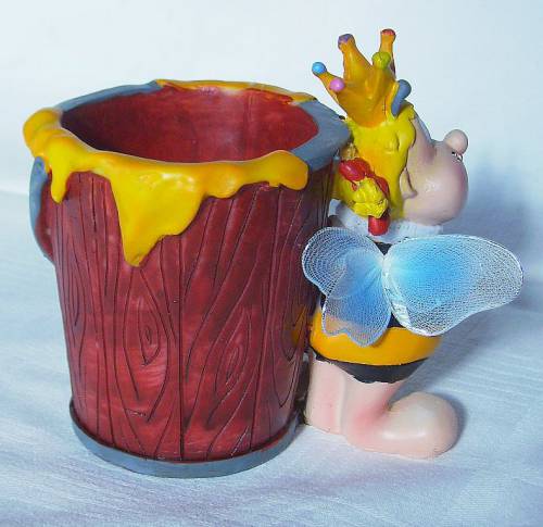 Biene Wietzendorf Maskottchen Becher Vase Souvenir Nr.1