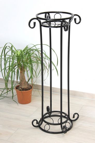 DanDiBo Flower Column Metal Black 97 cm Flower Stand KW042 Flower Stool Plant Stand Plant Column