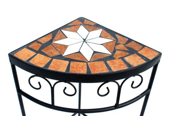 DanDiBo flower stool mosaic corner shelf 42 cm flower stand 12013 side table plant stand mosaic table corner