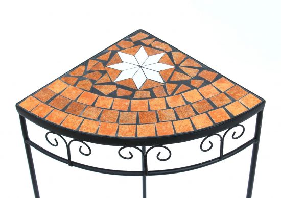 DanDiBo flower stool mosaic corner shelf 62 cm flower stand 12013 side table plant stand mosaic table corner