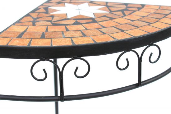 DanDiBo flower stool mosaic corner shelf 62 cm flower stand 12013 side table plant stand mosaic table corner