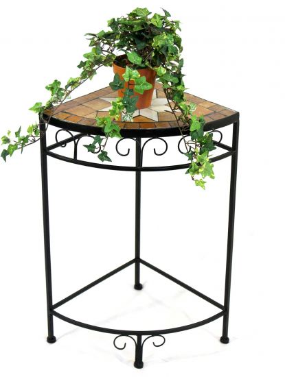 DanDiBo flower stool mosaic corner shelf 62 cm flower stand 12013 side table plant stand mosaic table corner